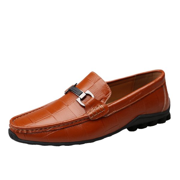 Newest Men Shoes Leather Genuine Casual Loafers Men - Image 6