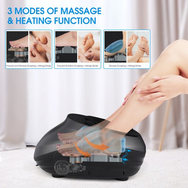 Foot Massager Machine With Heat And Massage Gifts For Men And Women Shiatsu Deep Kneading Electric Feet Massager For Home And Office Use - Image 6