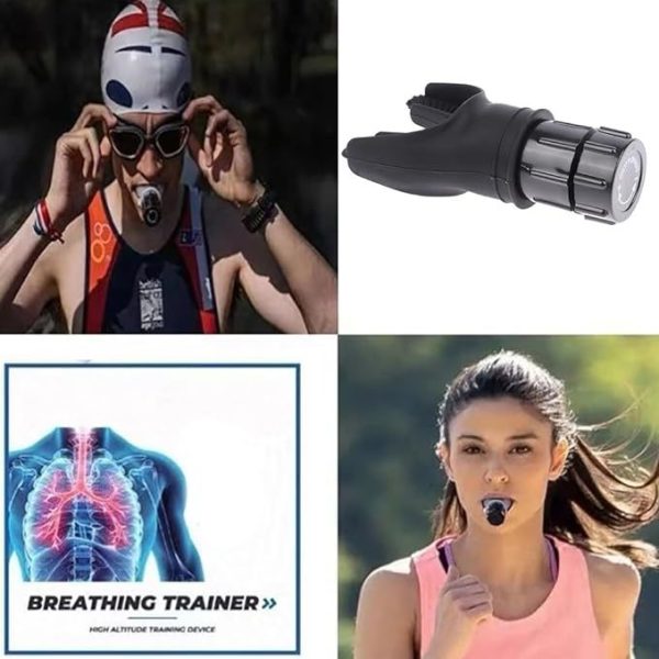 Breathing Trainer Respirator Fitness Equipment Exercise Lung Face Mouthpiece For Household Healthy Care Accessories - Image 7