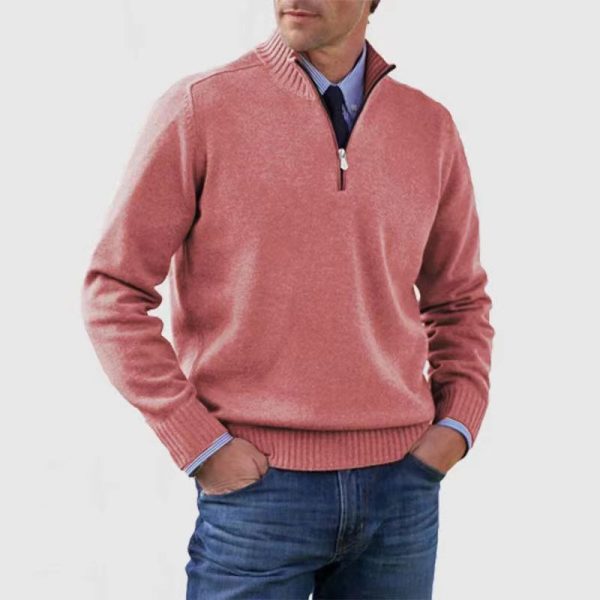 Men's Plus Size Knitwear Zipper - Image 3