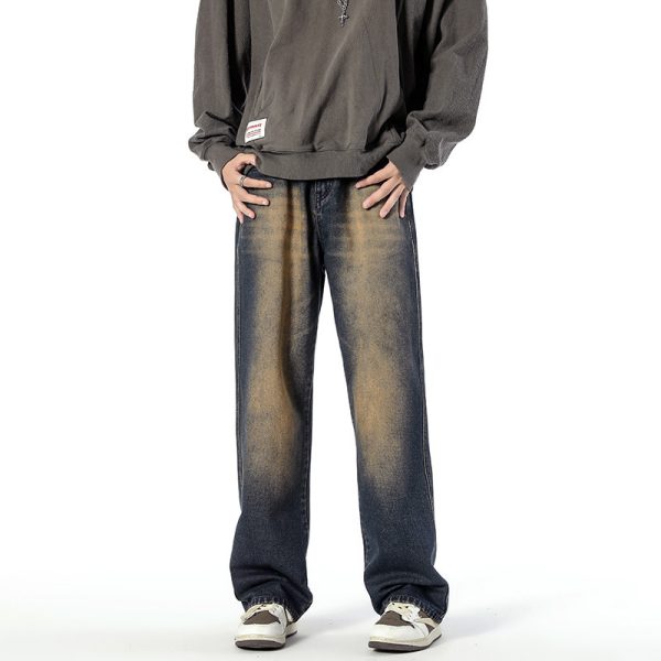 Retro Fashion Straight Casual Jeans For Men - Image 3