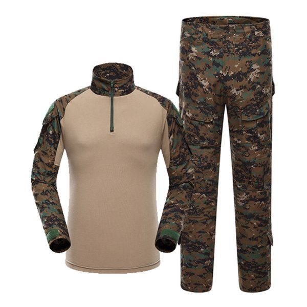 G2 Frog Suit Suit Men's Long-sleeved American Camouflage Outdoor Training Suit - Image 4