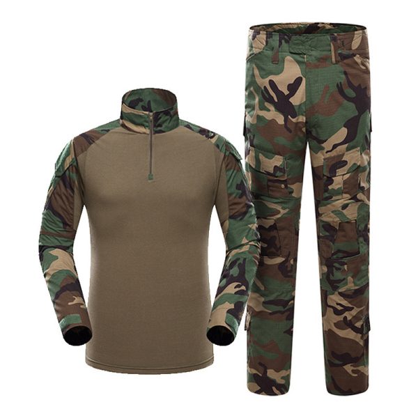 G2 Frog Suit Suit Men's Long-sleeved American Camouflage Outdoor Training Suit - Image 6