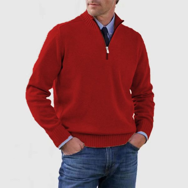 Men's Plus Size Knitwear Zipper - Image 10