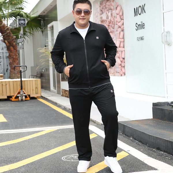 Tracksuit Men Set Autumn Clothes Plus Size Jacket Sport - Image 2