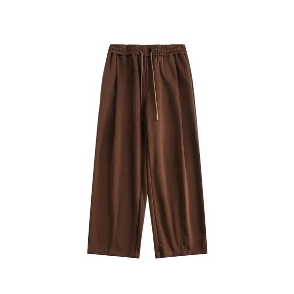 Loose Wide Leg Casual Trousers Men - Image 4