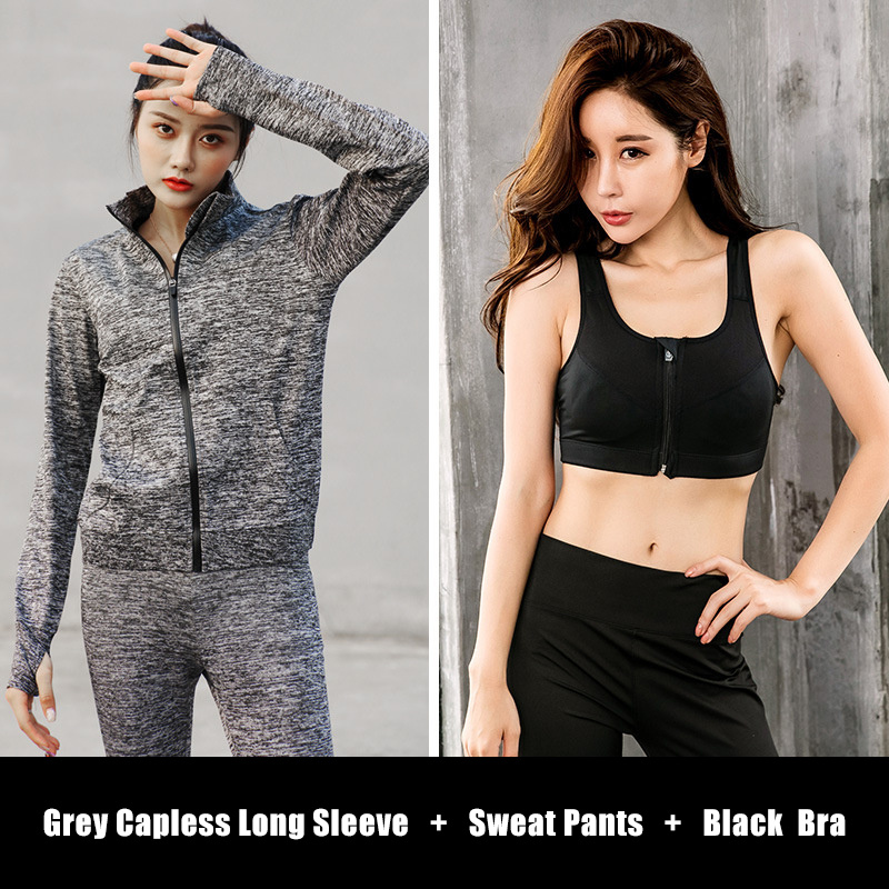 Blast Sweat Suit Black Technology Sweat Suit Women Suit Long Sleeve Top Trousers