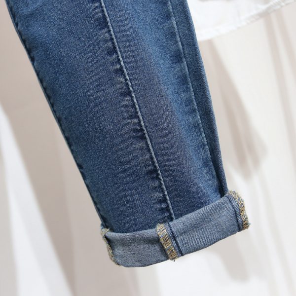 Plush thick plus size jeans - Image 2