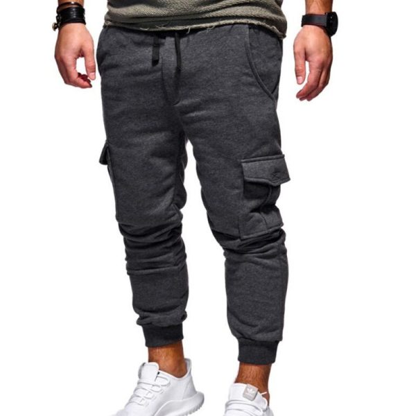 men sport jogger pants men sweatpants - Image 3