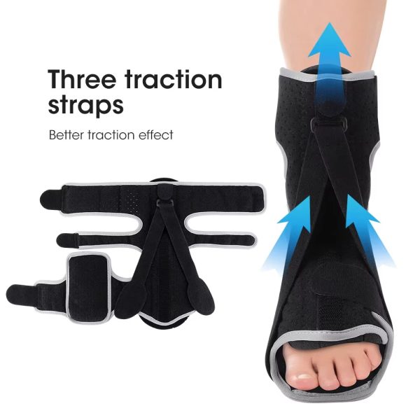 Adjustable Foot Drop Steel Plate Support, Ankle Anti-Sprain Fixed Brace, Correction Belt, Foot Drop Orthosis - Image 5