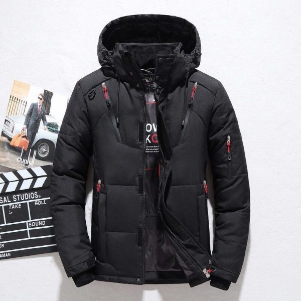 Men's Warm Thickening Exercise Cotton-padded Jacket Ski Pants - Image 2