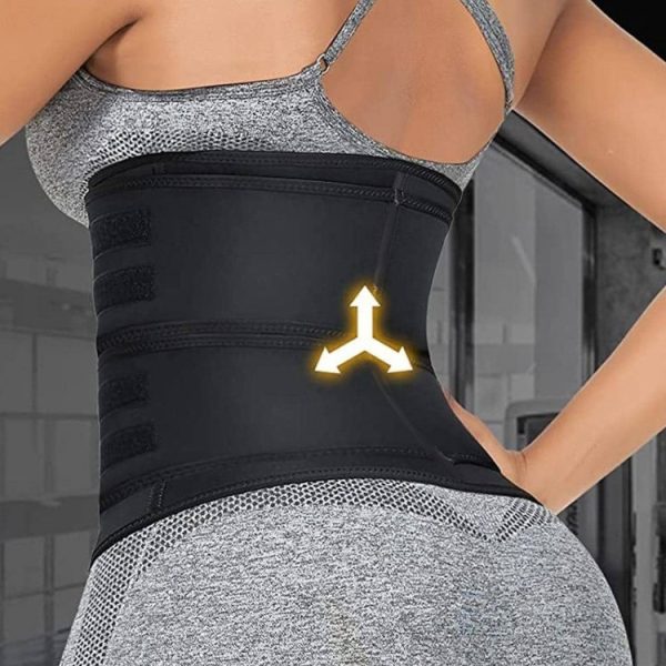 Slimming Belt Violently Sweat Adjustable Zipper Body Shaping Belly Band - Image 6