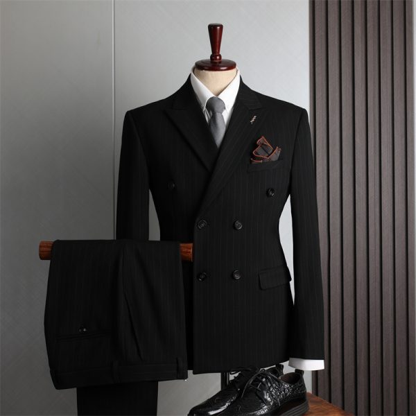 Double Breasted Suit Suit Men's - Image 2