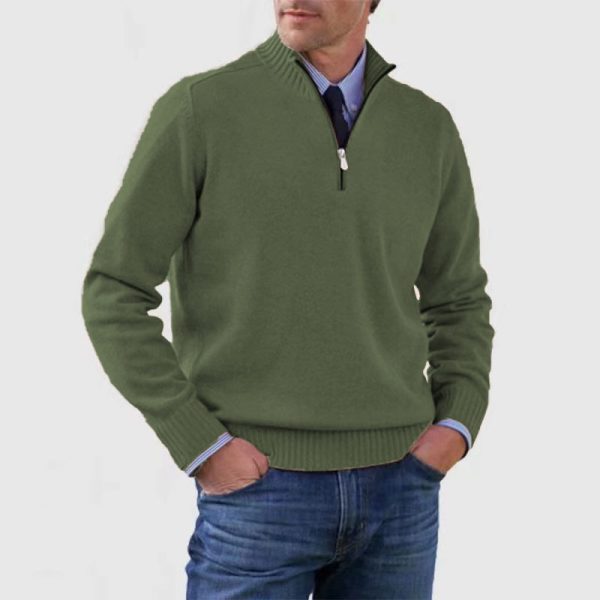 Men's Plus Size Knitwear Zipper - Image 4