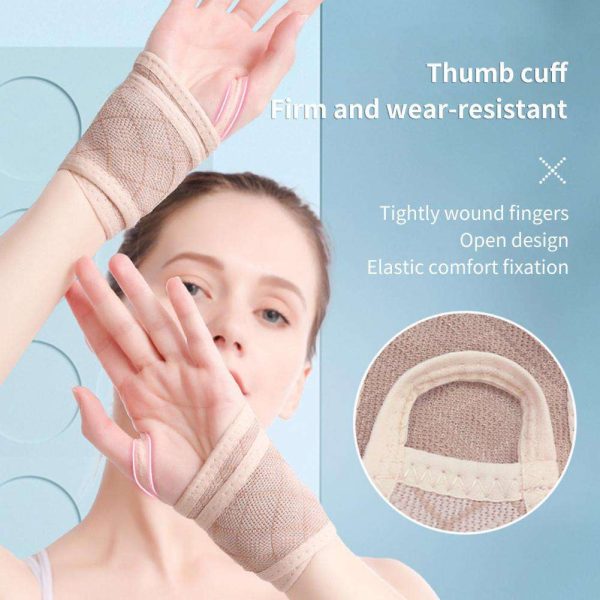 Wrist Brace Carpal Tunnel For Men And Women Fit, Lightweight Adjustable Wrist Support Brace For Tendinitis, Sprains Arthritis, Pain Relief, Compression Wrist Wrap For Sports, Workout And Daily Use - Image 5