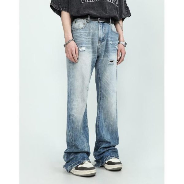 American Ripped Jeans Men And Women Casual - Image 7