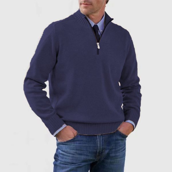 Men's Plus Size Knitwear Zipper - Image 6