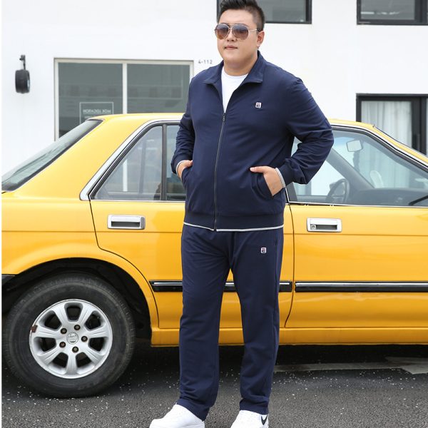 Tracksuit Men Set Autumn Clothes Plus Size Jacket Sport - Image 3