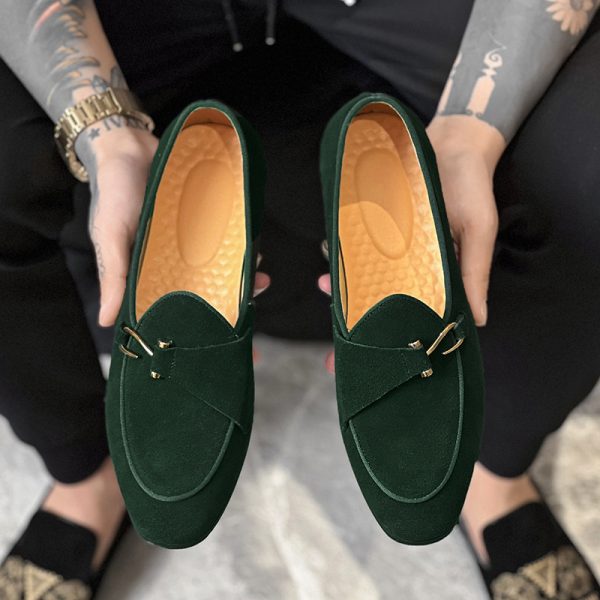 Summer Casual Men Loafers Leather Shoes - Image 7