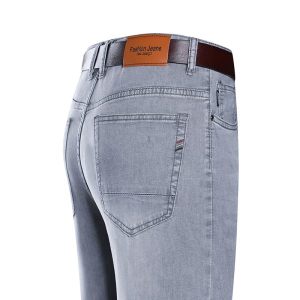 Straight Slim Casual Jeans Men - Image 8