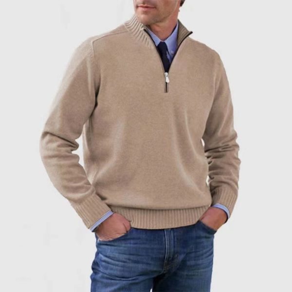 Men's Plus Size Knitwear Zipper - Image 7