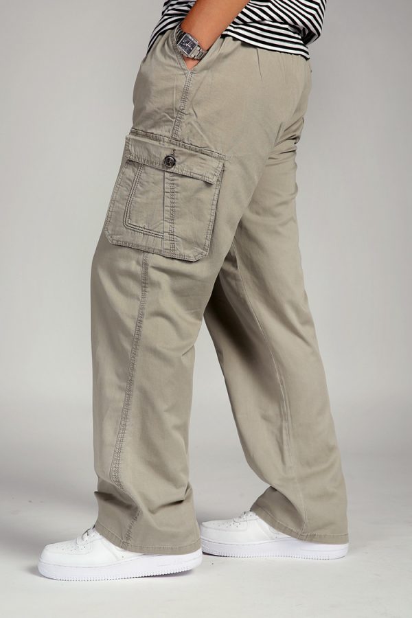 Plus Fat Plus Size Casual Pants Men's Trousers - Image 7