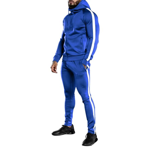 Plus Size Hooded Zip Cardigan Sports Suit - Image 2