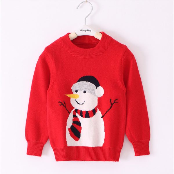 Baby Christmas knitted bottoming shirt - Image 7