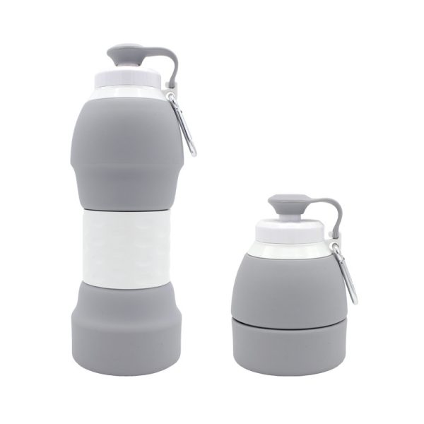 Silicone folding water bottle - Image 3