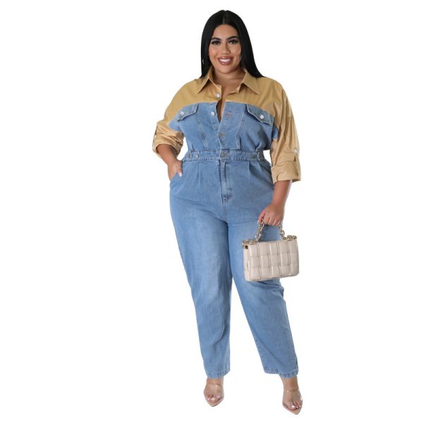 Plus Size Women's Long Jumpsuit - Image 5