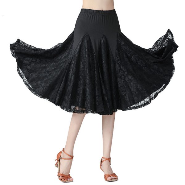 New Dance Lace Swing Ballroom Dance Skirt - Image 3