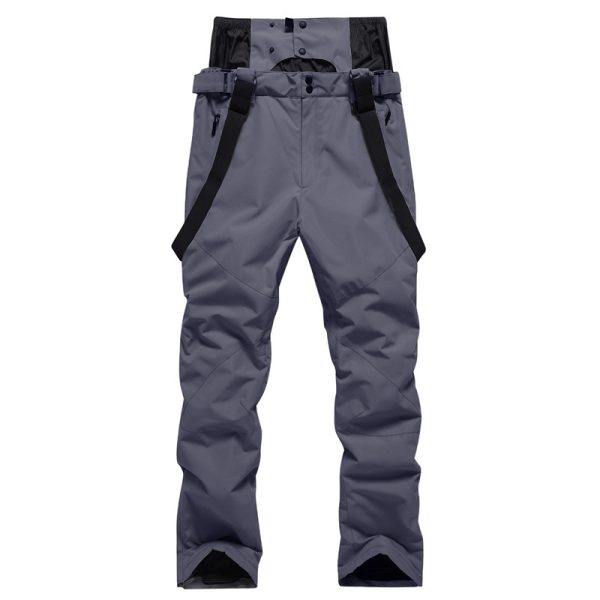 Men's Warm Thickening Exercise Cotton-padded Jacket Ski Pants - Image 7