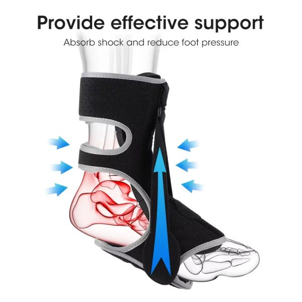 Adjustable Foot Drop Steel Plate Support, Ankle Anti-Sprain Fixed Brace, Correction Belt, Foot Drop Orthosis - Image 6