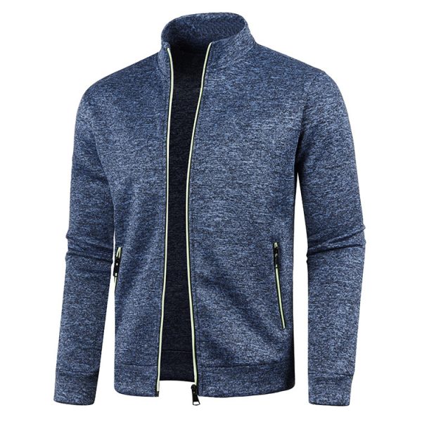 Mens Trendy Hoodie Large Size Coat - Image 2