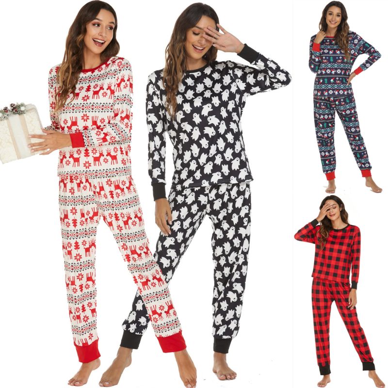 Christmas Home Service Suit Fashion Suit Pajamas