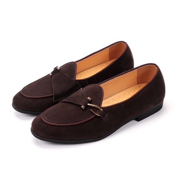 Summer Casual Men Loafers Leather Shoes - Image 3