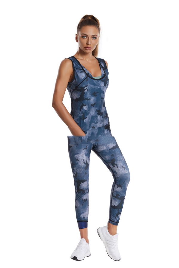 Camouflage Suit Body Shaper Sports Fitness Sweat Suit - Image 5