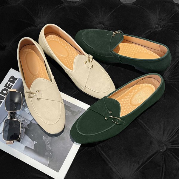 Summer Casual Men Loafers Leather Shoes - Image 5