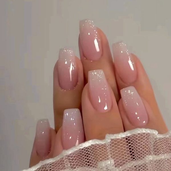 Mid-length Ballet Nail Manicure Wearable Nail Sticker - Image 4