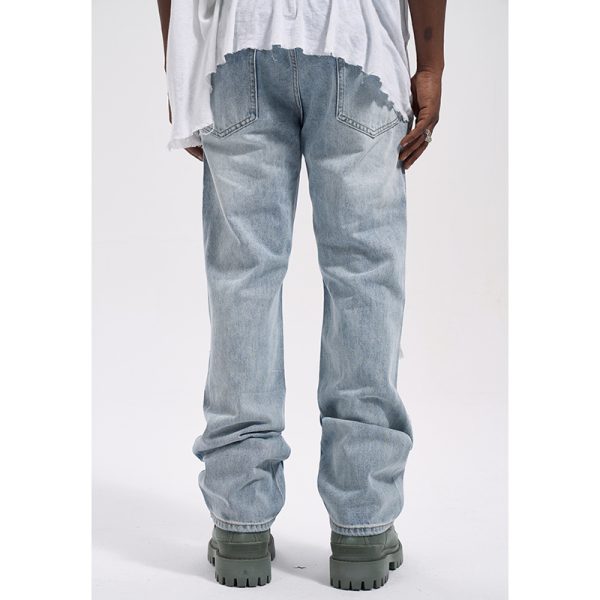 Vintage Loose Casual Jeans For Men - Image 5