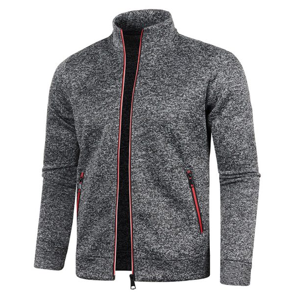 Mens Trendy Hoodie Large Size Coat - Image 4