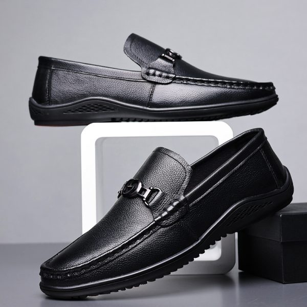 Fashion Casual Shoes Men Leather Feet - Image 3