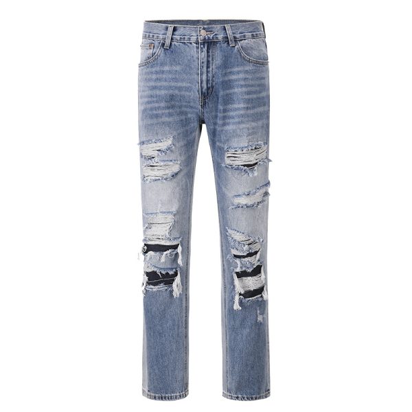 Vintage Loose Casual Jeans For Men - Image 3