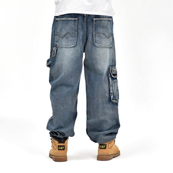 Loose Plus Size Fat Guy Hip Hop Plus Size Skateboarding Pants - Image 4